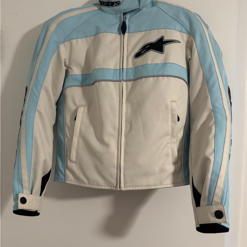 Alpinestars Cream and Blue Jacket